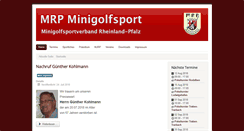 Desktop Screenshot of mrp-minigolfsport.de